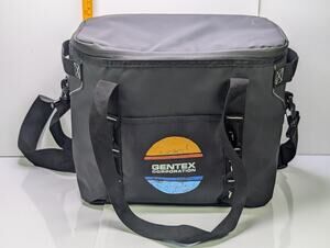 Gentex Corporation Insulated Cooler Lunch Bag Black Shoulder Tote Promotional